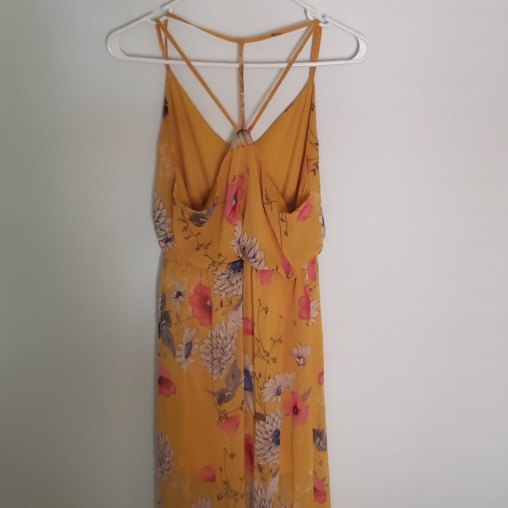 Golden yellow Fall/Spring Maxi - Picture 3 of 4